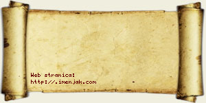 Danica Bošković vizit kartica